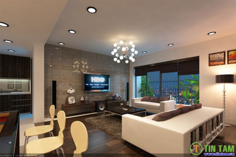 Giấy dán tường phòng khách q6